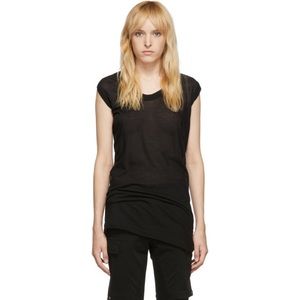 Rick Owens black v neck tank top